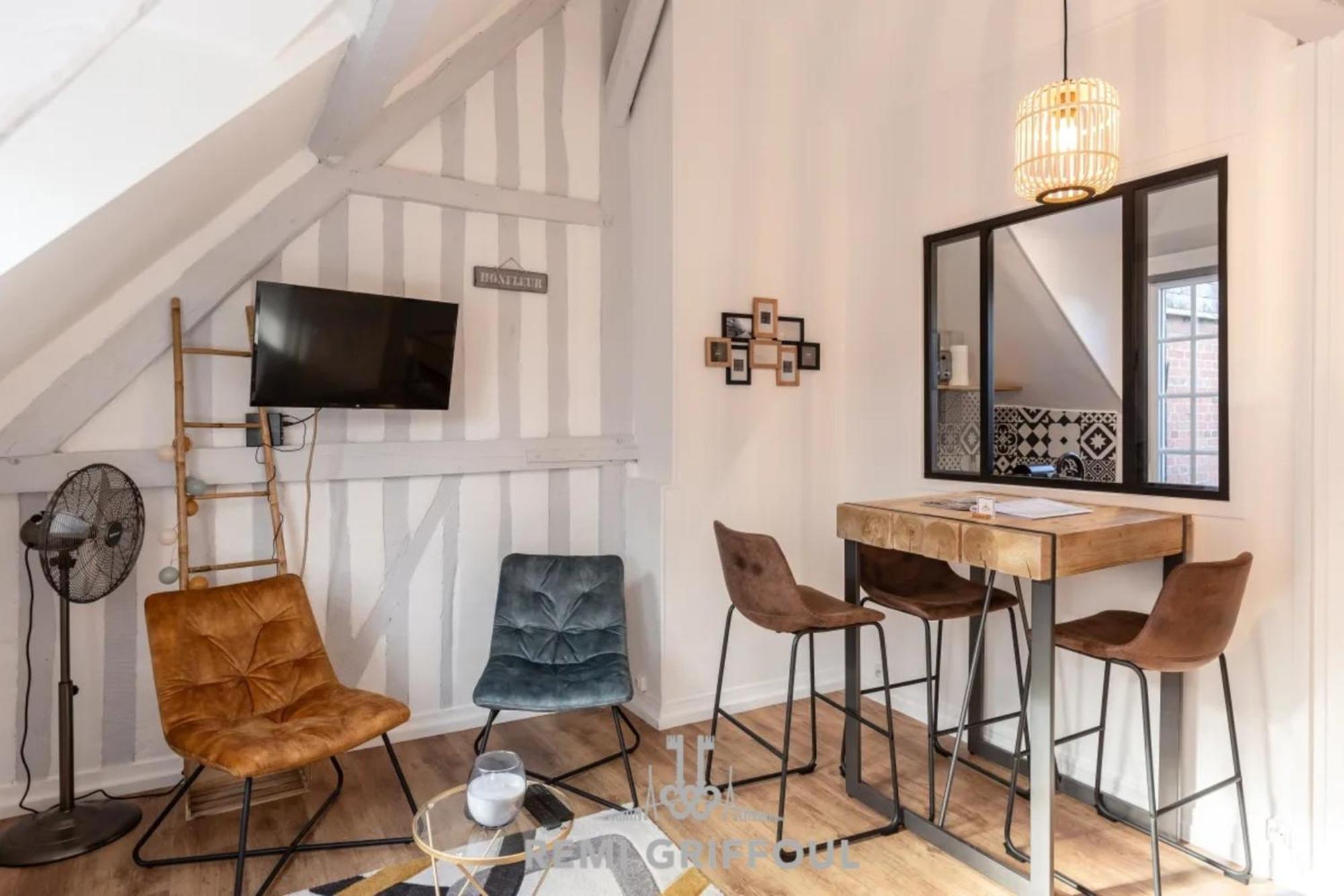 La Capucine Lovely Studio City Center Honfleur Dış mekan fotoğraf