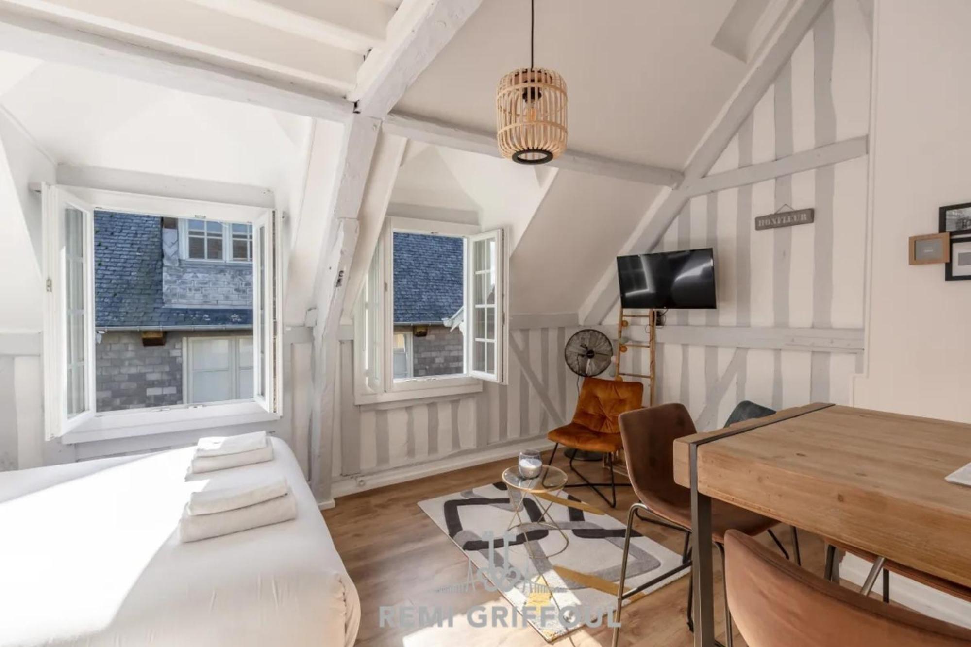 La Capucine Lovely Studio City Center Honfleur Dış mekan fotoğraf